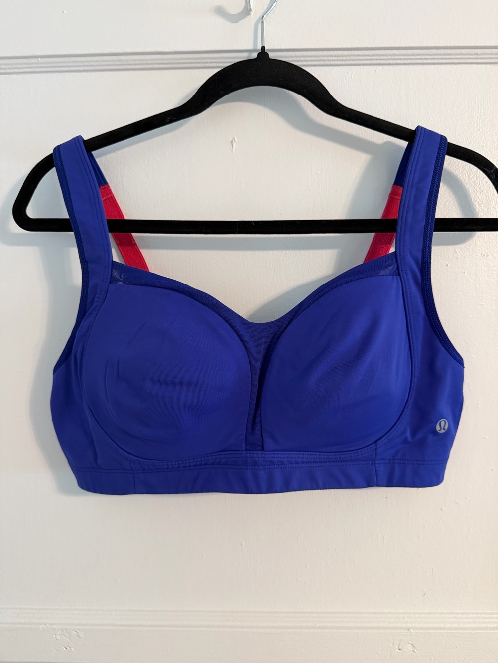 lululemon athletica Royal Blue Sports Bra with Pink Accents
